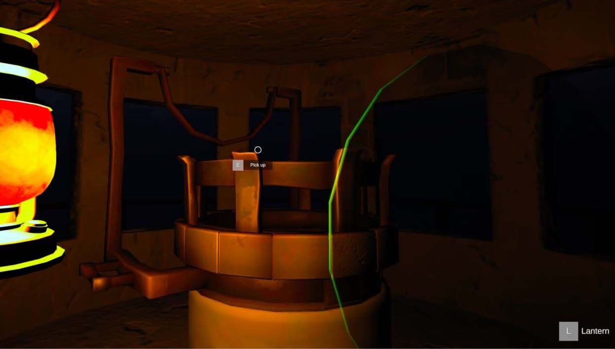 the top of a lighthouse