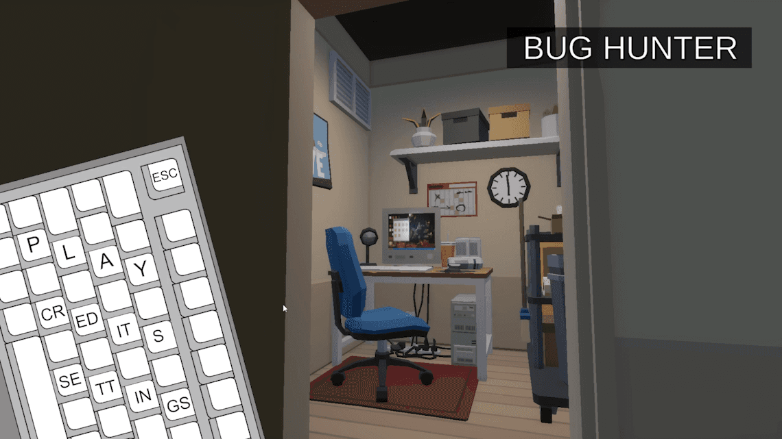 picture of a main menu screen